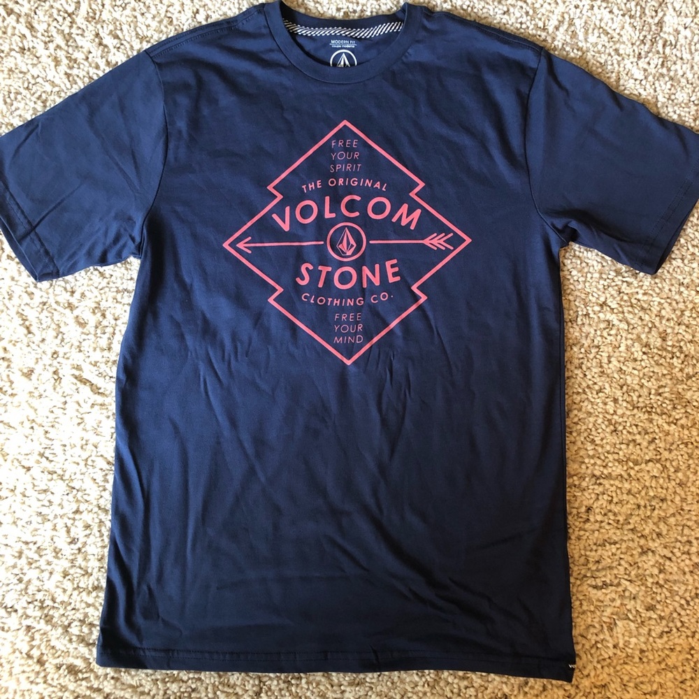 Youth boys blue Volcom shirt